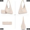 image:imageMontana West Hobo Bag Purses for Women Slouchy Soft Shoulder Handbags Tote with PouchKhaki