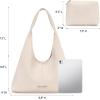 image:imageMontana West Hobo Bag Purses for Women Slouchy Soft Shoulder Handbags Tote with PouchKhaki