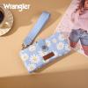 image:imageMontana West X Wrangler Wristlet Wallet Purple Daisy Floral Wallet Card Cases amp Money Organizers Large Capacity Bifold Wallets Ladies Female Travel Clutch Wallets with ID WindowDaisyJeans Blue