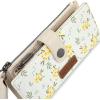 image:imageMontana West X Wrangler Wristlet Wallet Purple Daisy Floral Wallet Card Cases amp Money Organizers Large Capacity Bifold Wallets Ladies Female Travel Clutch Wallets with ID WindowDaisyApricot