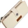 image:imageMontana West X Wrangler Wristlet Wallet Purple Daisy Floral Wallet Card Cases amp Money Organizers Large Capacity Bifold Wallets Ladies Female Travel Clutch Wallets with ID WindowBeige