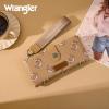 image:imageMontana West X Wrangler Wristlet Wallet Purple Daisy Floral Wallet Card Cases amp Money Organizers Large Capacity Bifold Wallets Ladies Female Travel Clutch Wallets with ID WindowDaisyDark Brown