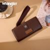 image:imageMontana West X Wrangler Wristlet Wallet Purple Daisy Floral Wallet Card Cases amp Money Organizers Large Capacity Bifold Wallets Ladies Female Travel Clutch Wallets with ID WindowCoffee