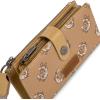 image:imageMontana West X Wrangler Wristlet Wallet Purple Daisy Floral Wallet Card Cases amp Money Organizers Large Capacity Bifold Wallets Ladies Female Travel Clutch Wallets with ID WindowDaisyDark Brown