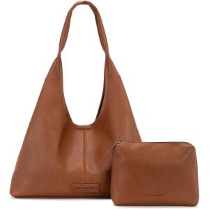 image:imageMontana West Hobo Bag Purses for Women Slouchy Soft Shoulder Handbags Tote with PouchBrown
