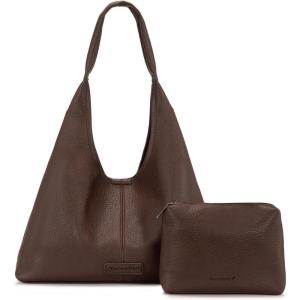 image:imageMontana West Hobo Bag Purses for Women Slouchy Soft Shoulder Handbags Tote with PouchChocolate