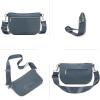 image:imageMontana West Crossbody Bag for Women with Dual Zipper Pockets Bum Bag Fanny Packs Sling Chest Purse with Wide Adjustable Strap Lightweight Everyday TravelBlue