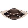 image:imageMontana West Crossbody Bag for Women with Dual Zipper Pockets Bum Bag Fanny Packs Sling Chest Purse with Wide Adjustable Strap Lightweight Everyday TravelBeige