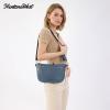 image:imageMontana West Crossbody Bag for Women with Dual Zipper Pockets Bum Bag Fanny Packs Sling Chest Purse with Wide Adjustable Strap Lightweight Everyday TravelBlue