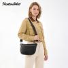 image:imageMontana West Crossbody Bag for Women with Dual Zipper Pockets Bum Bag Fanny Packs Sling Chest Purse with Wide Adjustable Strap Lightweight Everyday TravelBlack