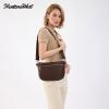 image:imageMontana West Crossbody Bag for Women with Dual Zipper Pockets Bum Bag Fanny Packs Sling Chest Purse with Wide Adjustable Strap Lightweight Everyday TravelChocolate