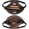 image:imageMontana West Hobo Bags for Women Slouchy Shoulder Handbags Ultra Soft Vegan Leather Ladies Crossbody Purse With ZipperBlack