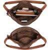 image:imageMontana West Hobo Bags for Women Slouchy Shoulder Handbags Ultra Soft Vegan Leather Ladies Crossbody Purse With ZipperBrown