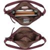 image:imageMontana West Hobo Bags for Women Slouchy Shoulder Handbags Ultra Soft Vegan Leather Ladies Crossbody Purse With ZipperBurgundy
