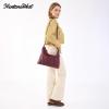 image:imageMontana West Hobo Bags for Women Slouchy Shoulder Handbags Ultra Soft Vegan Leather Ladies Crossbody Purse With ZipperBurgundy