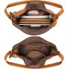image:imageMontana West Hobo Bags for Women Slouchy Shoulder Handbags Ultra Soft Vegan Leather Ladies Crossbody Purse With ZipperLight Brown