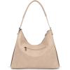 image:imageMontana West Hobo Bags for Women Slouchy Shoulder Handbags Ultra Soft Vegan Leather Ladies Crossbody Purse With ZipperTan