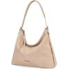image:imageMontana West Hobo Bags for Women Slouchy Shoulder Handbags Ultra Soft Vegan Leather Ladies Crossbody Purse With ZipperTan