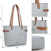image:imageMontana West Minimalist Tote Bag for Women handbags Elegant Top Handle Satchel Purse EverydayAlice Blue