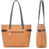 image:imageMontana West Minimalist Tote Bag for Women handbags Elegant Top Handle Satchel Purse EverydayAmber Brown