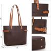 image:imageMontana West Minimalist Tote Bag for Women handbags Elegant Top Handle Satchel Purse EverydayIrish Coffee