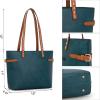 image:imageMontana West Minimalist Tote Bag for Women handbags Elegant Top Handle Satchel Purse EverydayTeal Blue