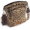 image:imageMontana West Multi Zip Pocket Large Crossbody Bag With Guitar StrapA Classic Leopard Pattern