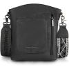 image:imageMontana West Multi Zip Pocket Large Crossbody Bag With Guitar StrapA Gray