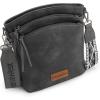 image:imageMontana West Multi Zip Pocket Large Crossbody Bag With Guitar StrapA Gray
