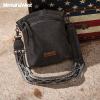 image:imageMontana West Multi Zip Pocket Large Crossbody Bag With Guitar StrapA Gray