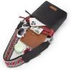 image:imageMontana West Multi Zip Pocket Large Crossbody Bag With Guitar StrapBlackred