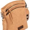 image:imageMontana West Multi Zip Pocket Large Crossbody Bag With Guitar StrapClassic Tan