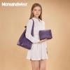 image:imageMontana West Slouchy Hobo Bag for Women Shoulder Purses and Handbags with ScarfDeep Purple