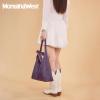 image:imageMontana West Slouchy Hobo Bag for Women Shoulder Purses and Handbags with ScarfDeep Purple