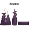 image:imageMontana West Slouchy Hobo Bag for Women Shoulder Purses and Handbags with ScarfDeep Purple