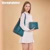 image:imageMontana West Slouchy Hobo Bag for Women Shoulder Purses and Handbags with ScarfTeal Blue
