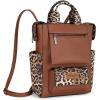 image:imageMontana West Wrangler Cow Print Backpack Purse for Women Vegan Leather Ladies Convertible Backpack Stylish Anti Theft Backpack with Adjustable StrapA Patten Leopard Print