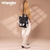 image:imageMontana West Wrangler Cow Print Backpack Purse for Women Vegan Leather Ladies Convertible Backpack Stylish Anti Theft Backpack with Adjustable StrapAclassic Black Print