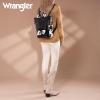 image:imageMontana West Wrangler Cow Print Backpack Purse for Women Vegan Leather Ladies Convertible Backpack Stylish Anti Theft Backpack with Adjustable StrapAclassic Black Print