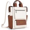 image:imageMontana West Wrangler Cow Print Backpack Purse for Women Vegan Leather Ladies Convertible Backpack Stylish Anti Theft Backpack with Adjustable StrapD Beige