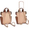 image:imageMontana West Wrangler Cow Print Backpack Purse for Women Vegan Leather Ladies Convertible Backpack Stylish Anti Theft Backpack with Adjustable StrapDclassic Tan