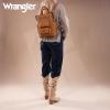 image:imageMontana West Wrangler Cow Print Backpack Purse for Women Vegan Leather Ladies Convertible Backpack Stylish Anti Theft Backpack with Adjustable StrapLight Brown