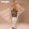 image:imageMontana West Wrangler Cow Print Backpack Purse for Women Vegan Leather Ladies Convertible Backpack Stylish Anti Theft Backpack with Adjustable StrapPatten Khaki