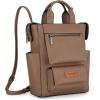 image:imageMontana West Wrangler Cow Print Backpack Purse for Women Vegan Leather Ladies Convertible Backpack Stylish Anti Theft Backpack with Adjustable StrapPatten Khaki