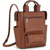 image:imageMontana West Wrangler Cow Print Backpack Purse for Women Vegan Leather Ladies Convertible Backpack Stylish Anti Theft Backpack with Adjustable StrapPatten Brown
