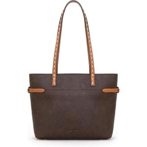 image:imageMontana West Minimalist Tote Bag for Women handbags Elegant Top Handle Satchel Purse EverydayIrish Coffee