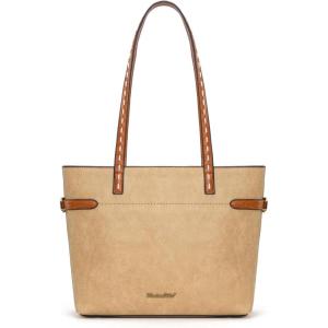image:imageMontana West Minimalist Tote Bag for Women handbags Elegant Top Handle Satchel Purse EverydayPale Khaki