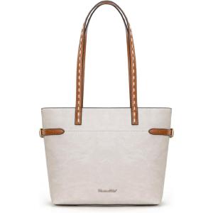 image:imageMontana West Minimalist Tote Bag for Women handbags Elegant Top Handle Satchel Purse EverydaySandy Tan