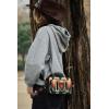 image:imageWrangler Aztec Crossbody Bag for Women Multi Pocket Shoulder Bag Boho Cross Body Wallet PurseAztecblack