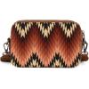 image:imageWrangler Aztec Crossbody Bag for Women Multi Pocket Shoulder Bag Boho Cross Body Wallet PurseAztecbrown